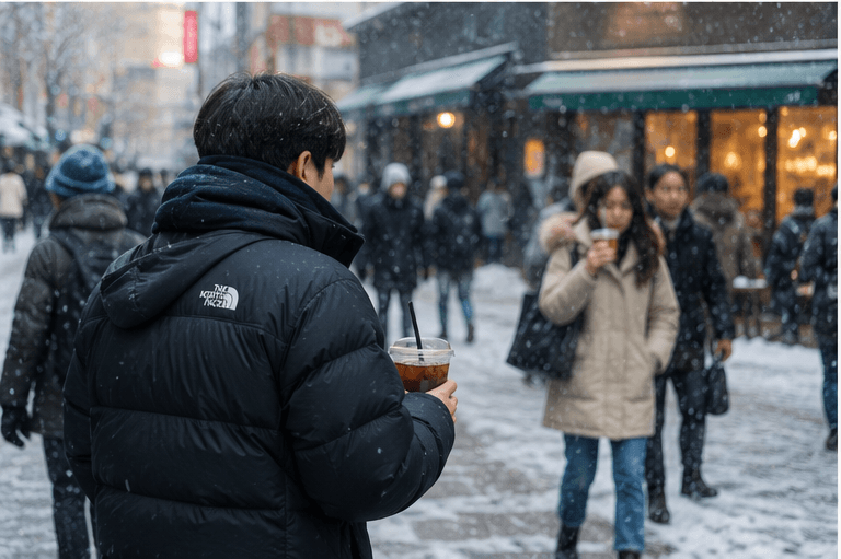 Ice Americano in Korea