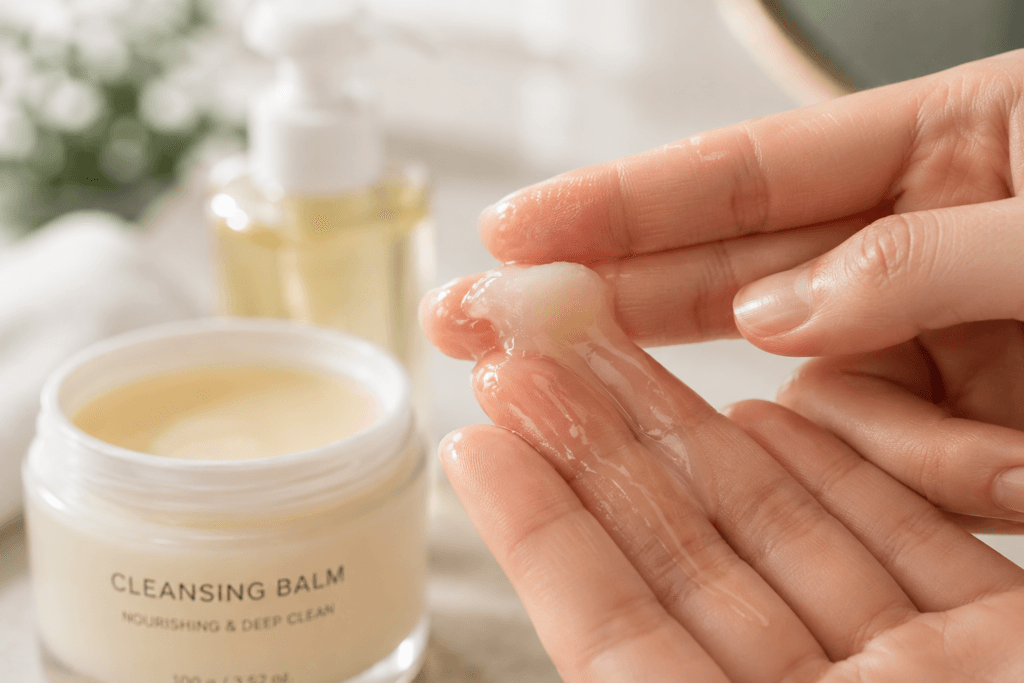Cleansing balm texture