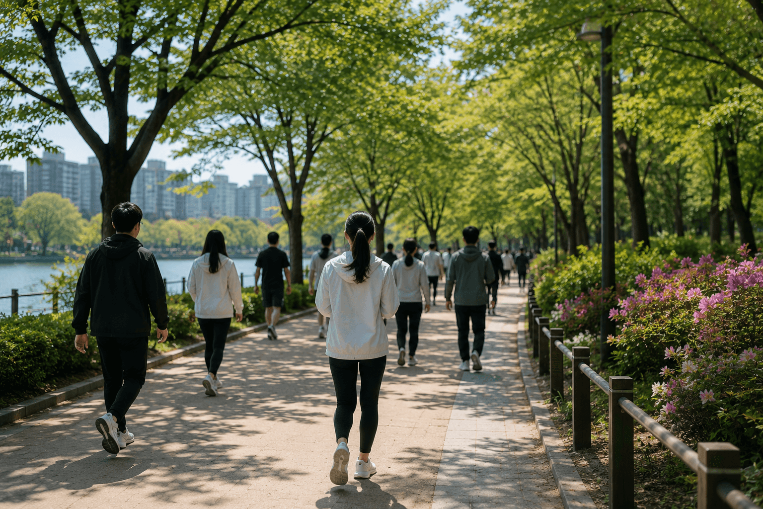 Korean walking culture and active lifestyle