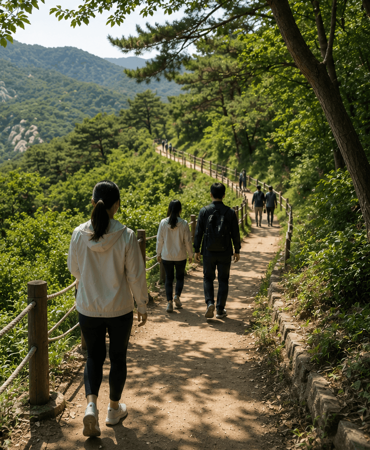 Korean hiking and walking culture