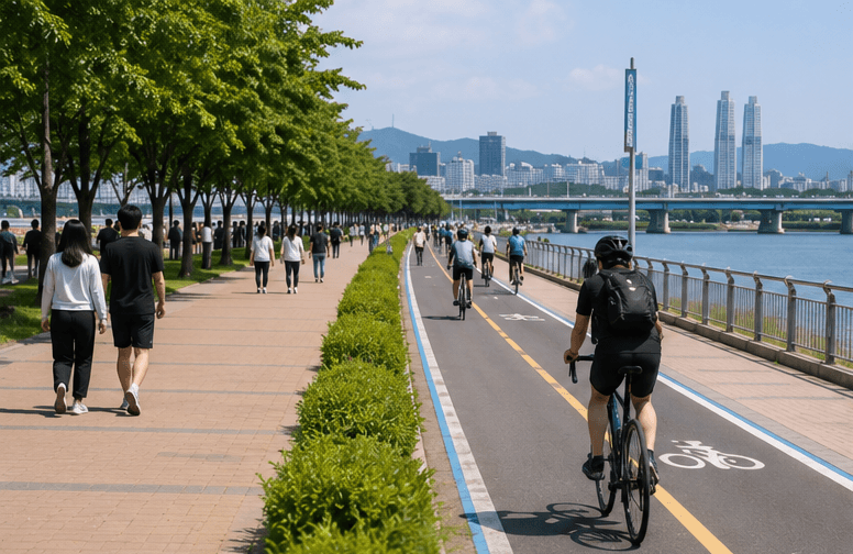 Han River cycling culture