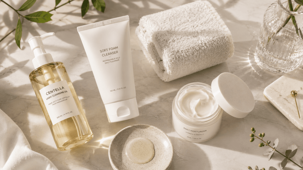 Korean double cleansing routine essentials