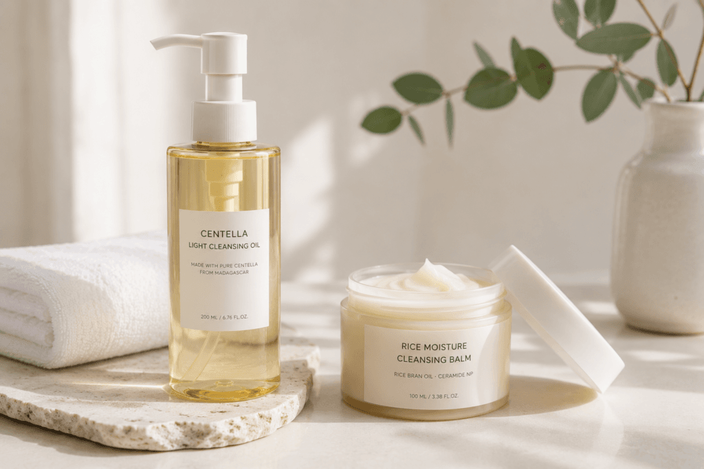 Oil cleanser and cleansing balm