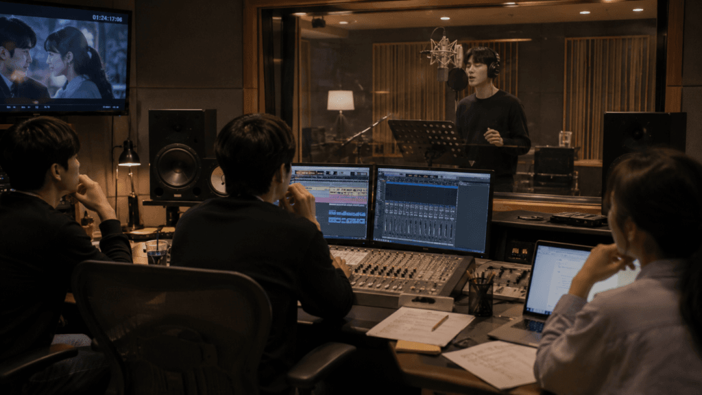 Korean drama OST recording