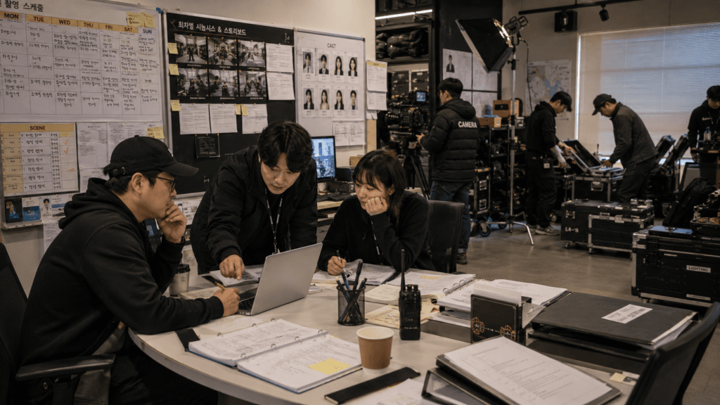 Korean drama script planning