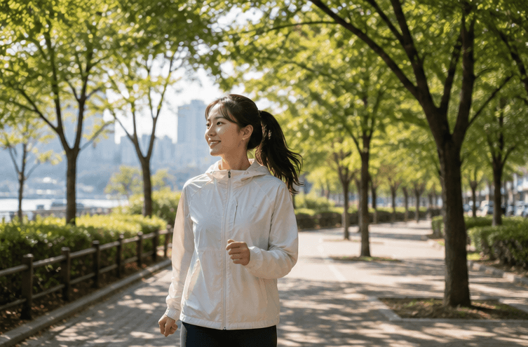Korean wellness routine and healthy daily habits