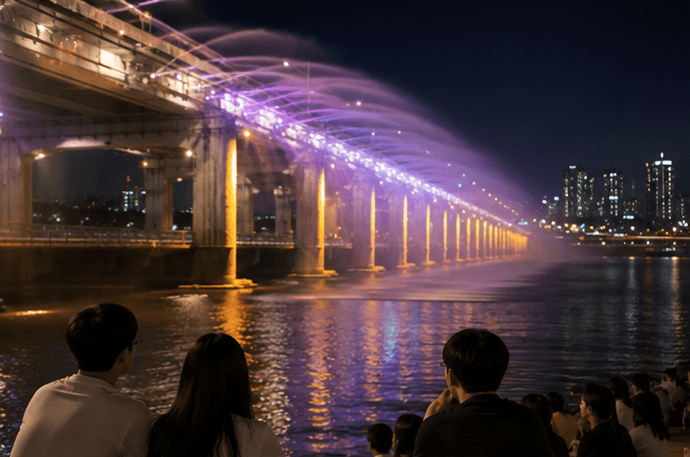 Han River Night Walks in Korea