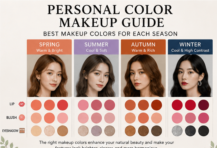 Personal color makeup guide