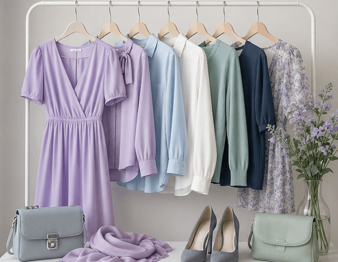 Summer wardrobe color guide