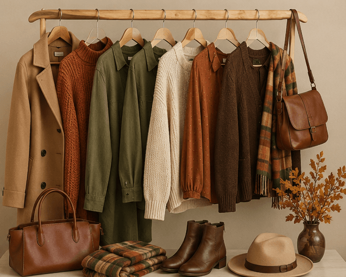 Autumn wardrobe color guide