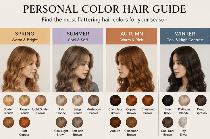 Personal color hair color guide
