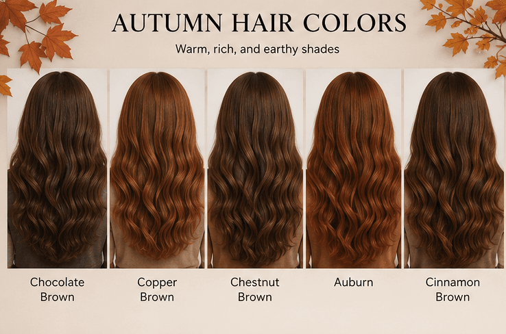 Autumn hair color inspiration