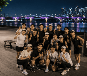 Korean running crew community
