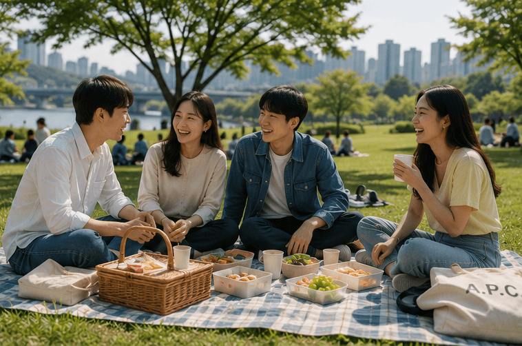 Korean weekend wellness lifestyle