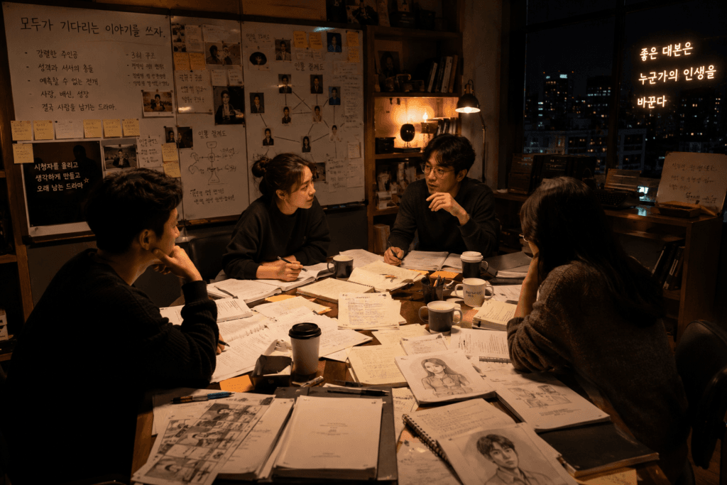 Korean drama script development