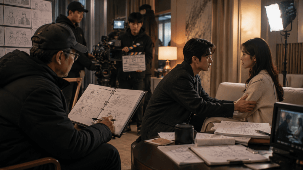 Filming a Korean webtoon adaptation