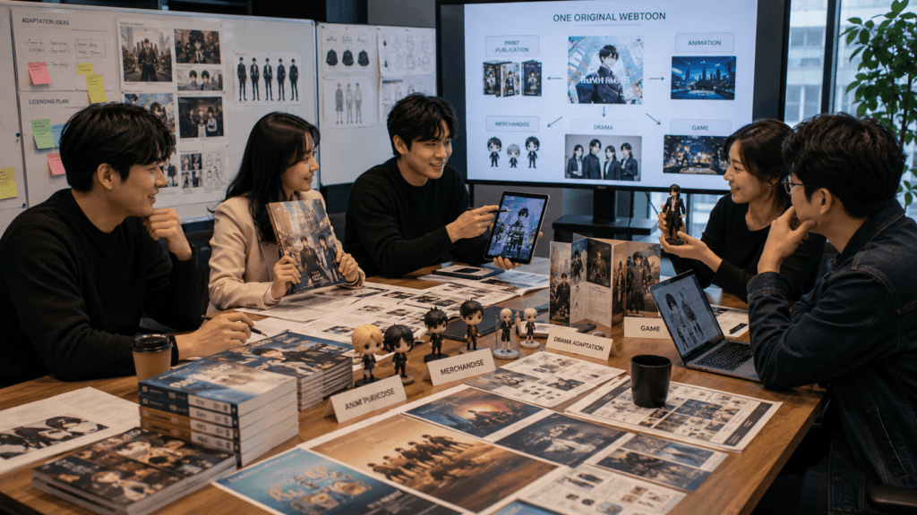Webtoon licensing and business development