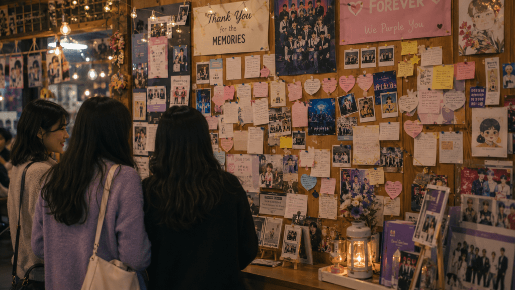 Korean fan café community space