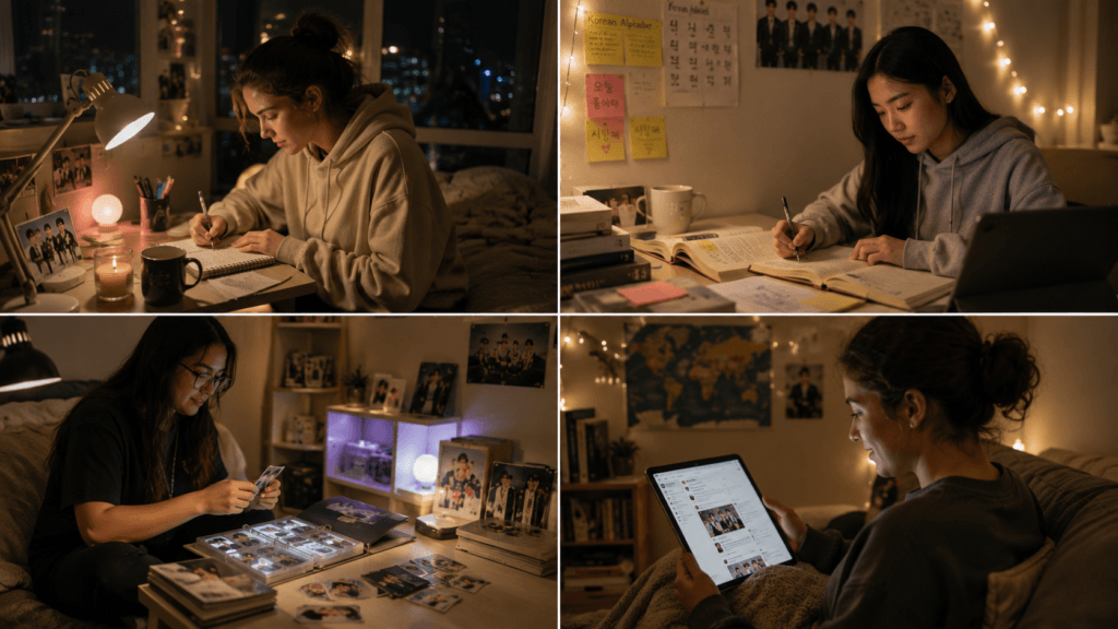 Everyday life in Korean fandom communities
