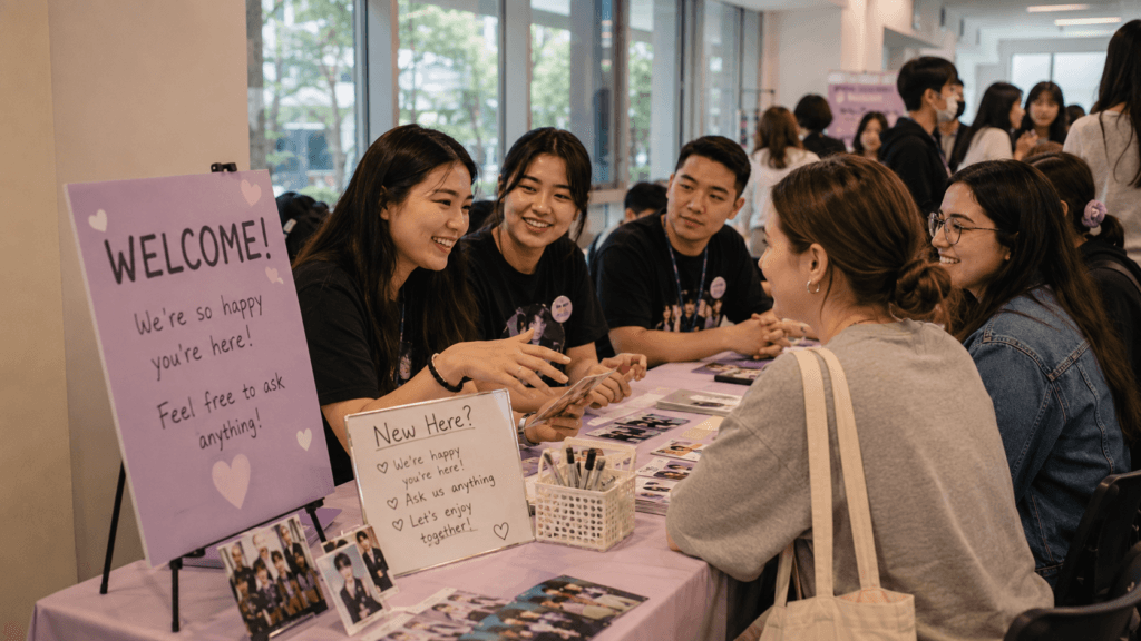Community participation inspired by Korean fandom