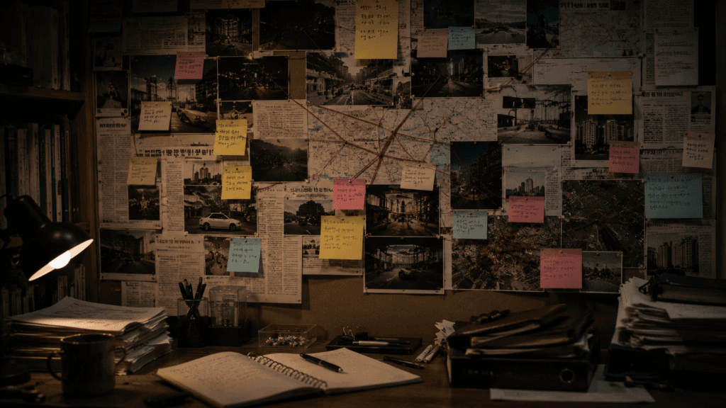 Planning revenge in a Korean drama
